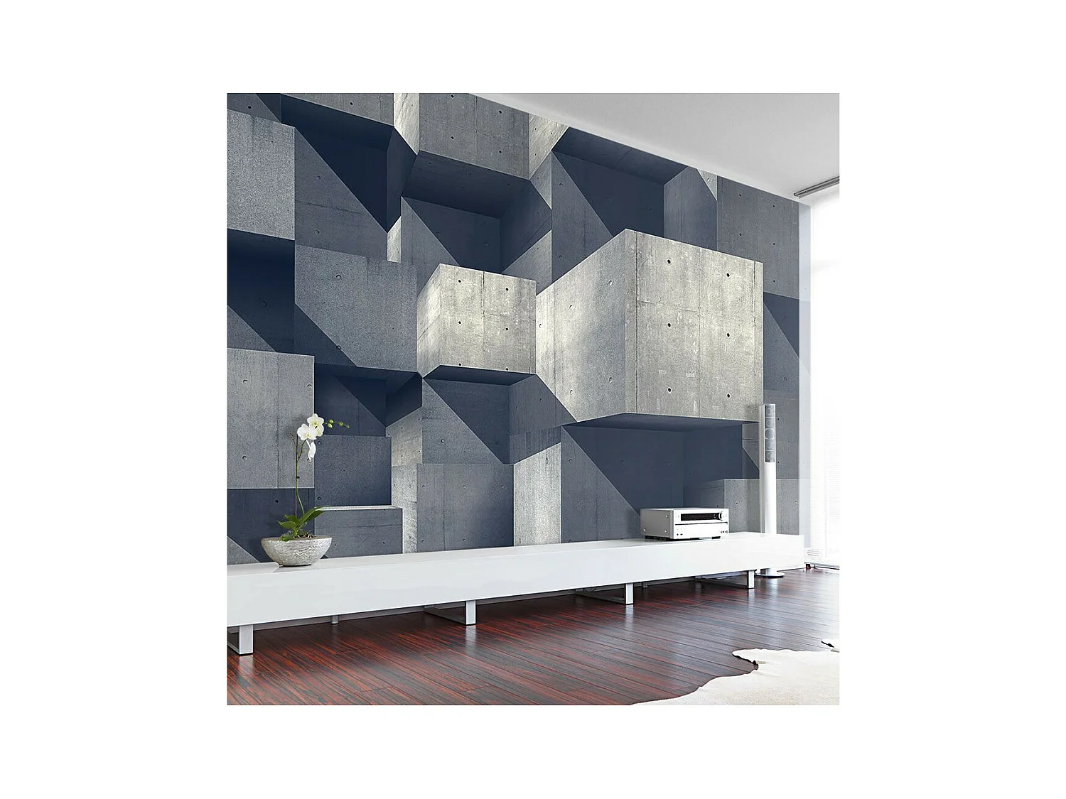 Papier Peint "Concrete City" 105 x 150 cm