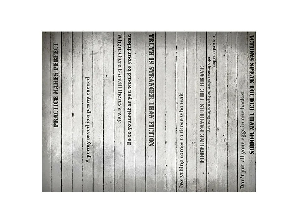 Papier Peint "Memorable Quotes" 270 x 350 cm