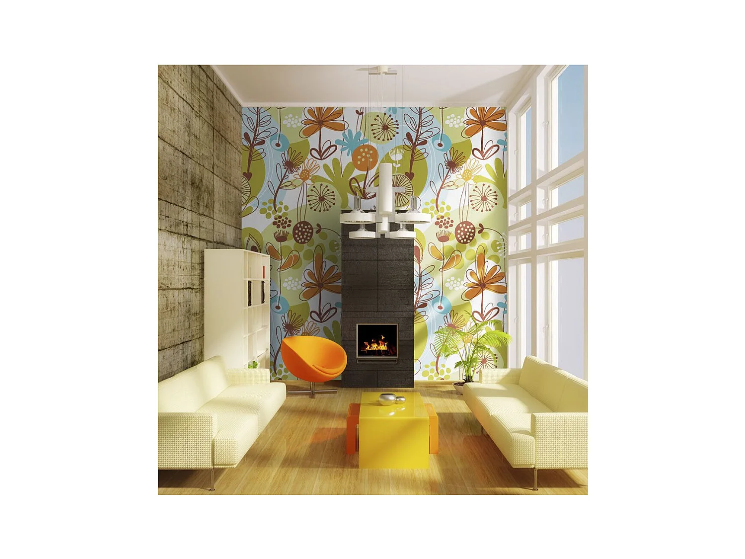 Papier Peint "Été" 270 x 350 cm