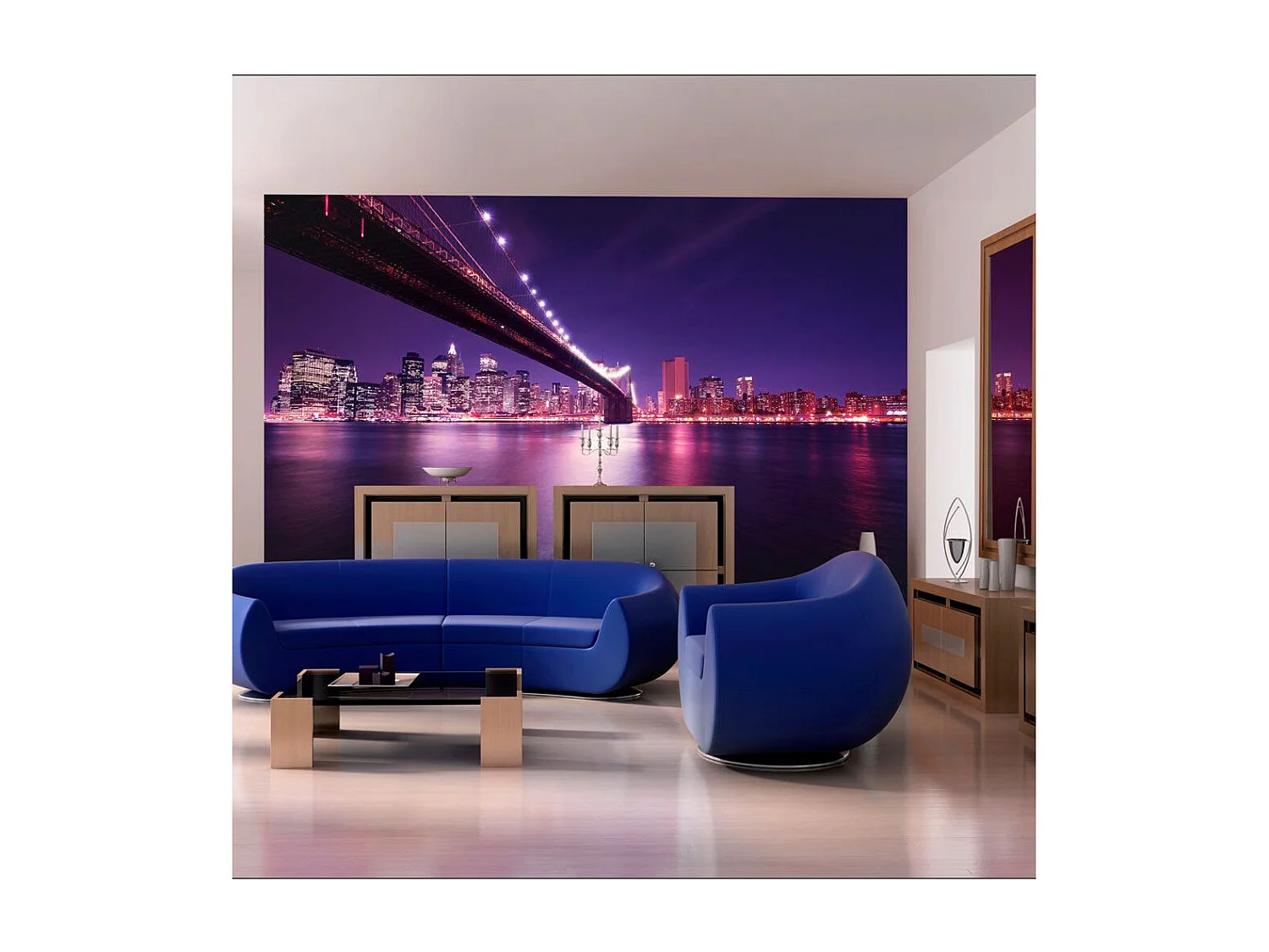 Papier Peint "Lights Direction" 140 x 200 cm