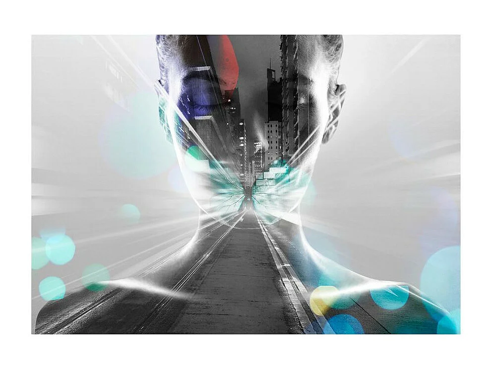 Papier Peint "City Woman" 175 x 250 cm