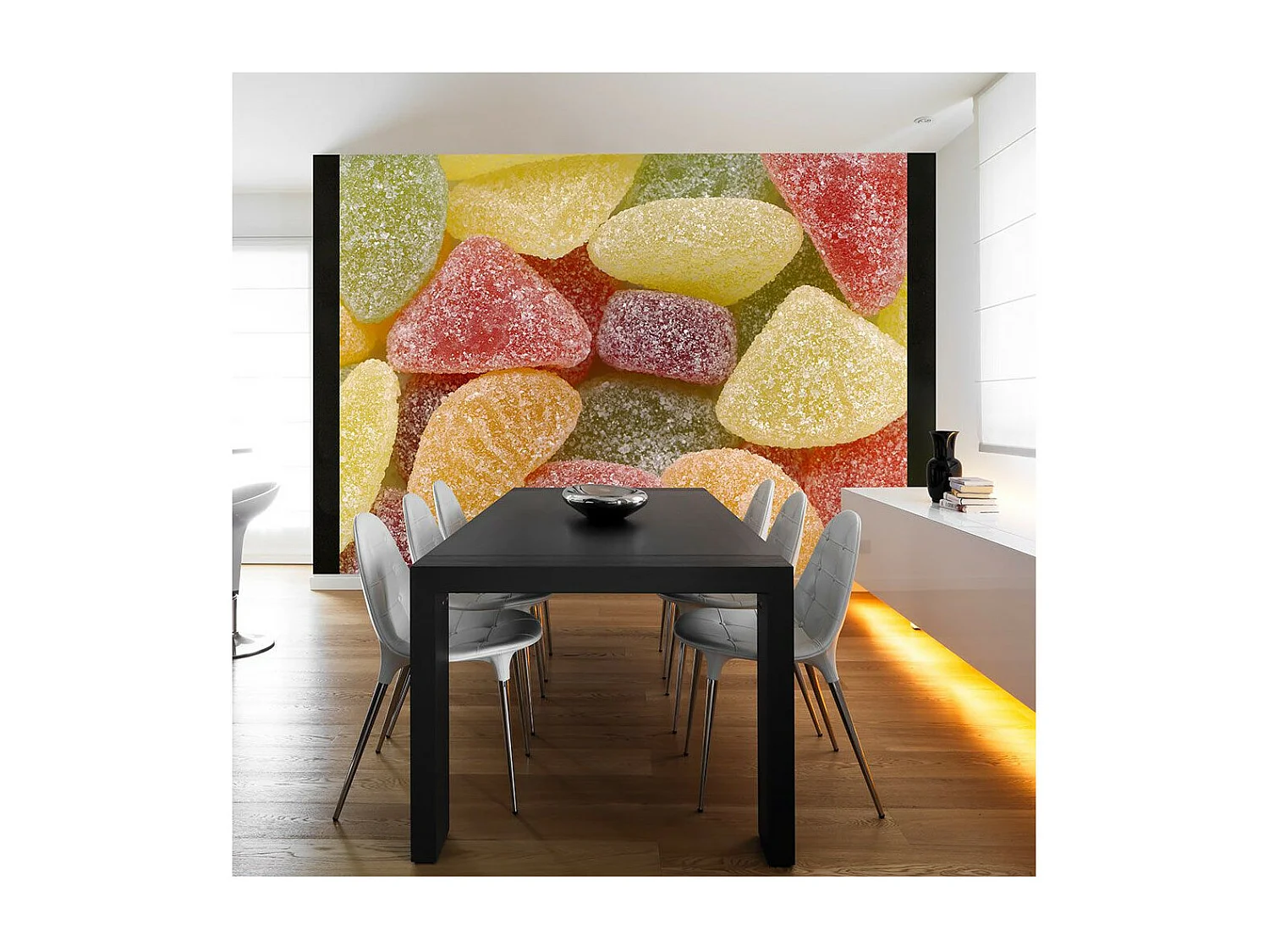 Papier Peint "Fruits Gélifiés" 154 x 200 cm