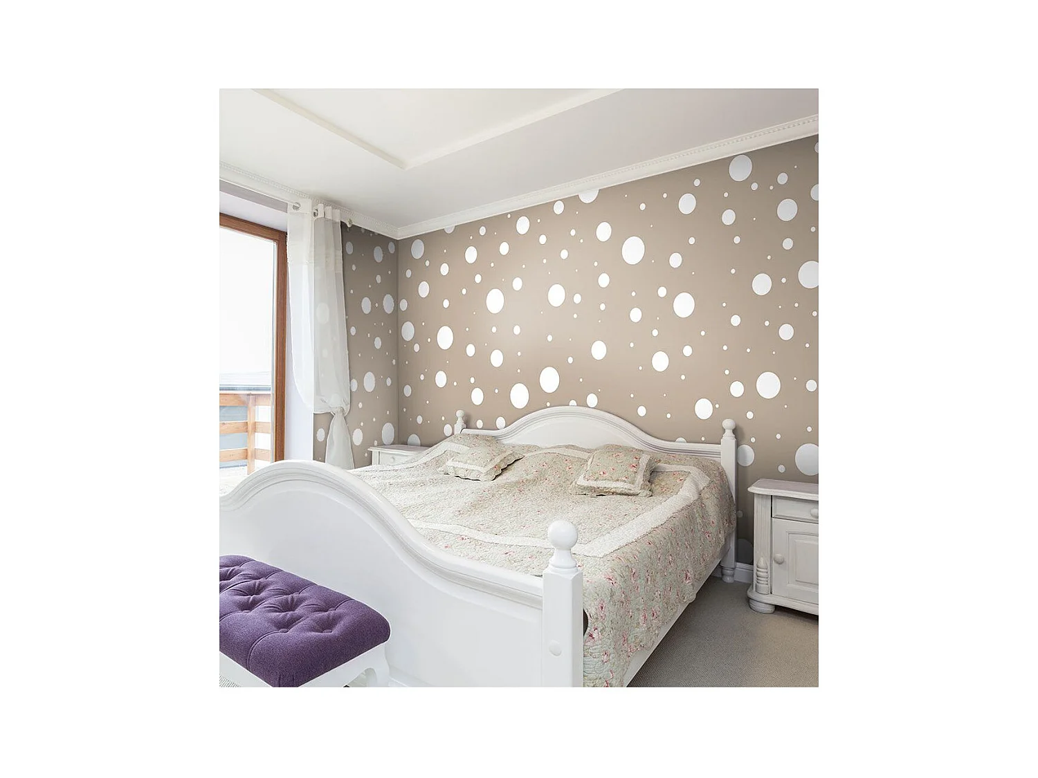 Papier Peint "Cinnamon Bubbles" 50x1000cm