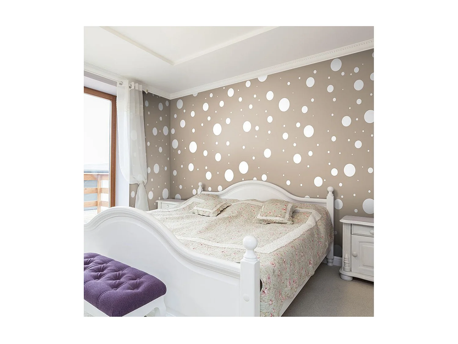 Papier Peint "Cinnamon Bubbles" 50x1000cm