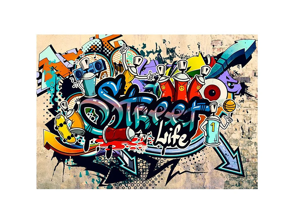 Papier Peint "Street Life" 245 x 350 cm