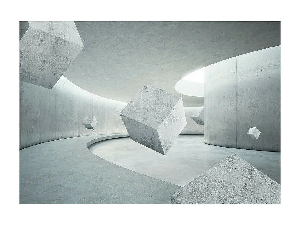Papier Peint "Geometry of the Cube" 140 x 200 cm