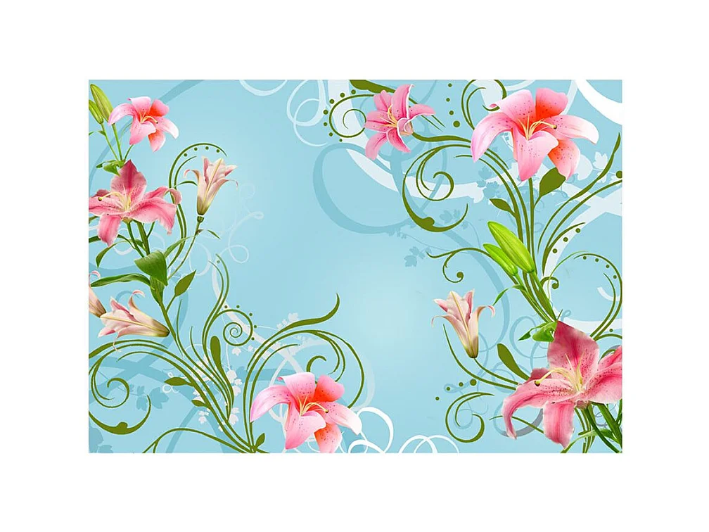 Papier Peint "Subtle Beauty of the Lilies II" 280 x 400 cm