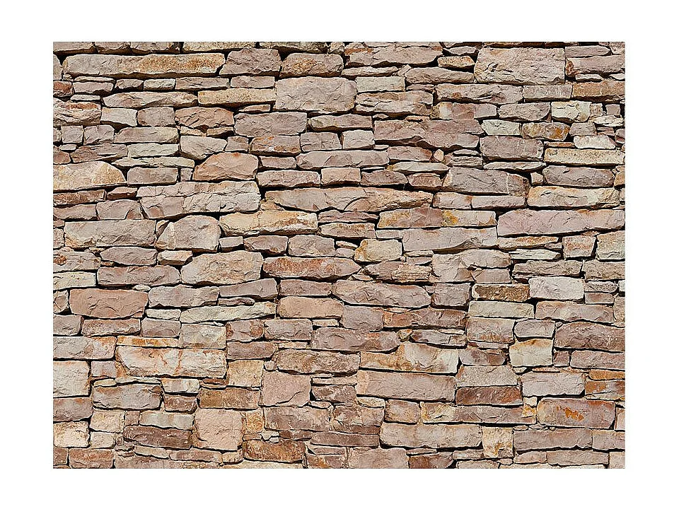 Papier Peint "Mur de Pierre Naturelle" 193 x 250 cm
