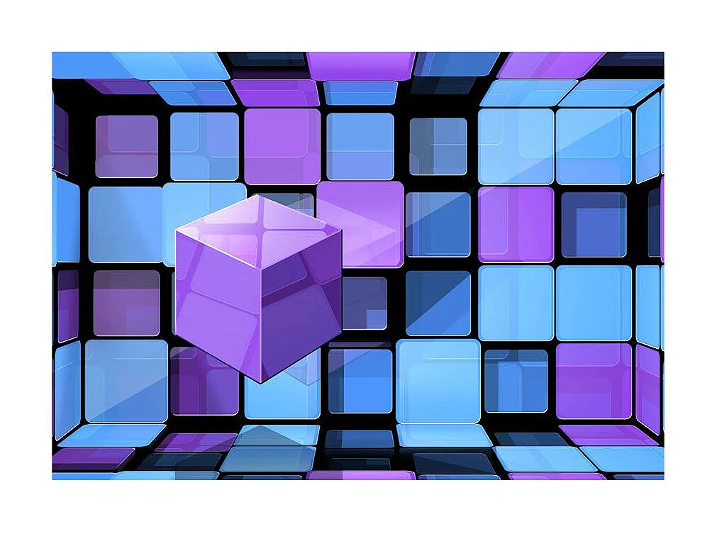 Papier Peint "Cube : Variation" 245 x 350 cm