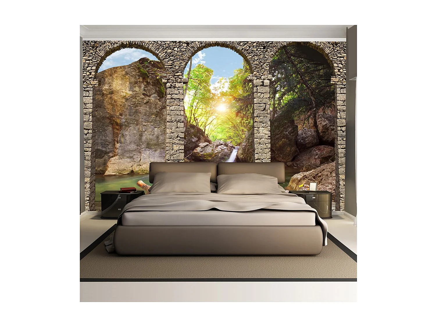 Papier Peint "Morning Relaxation" 70 x 100 cm