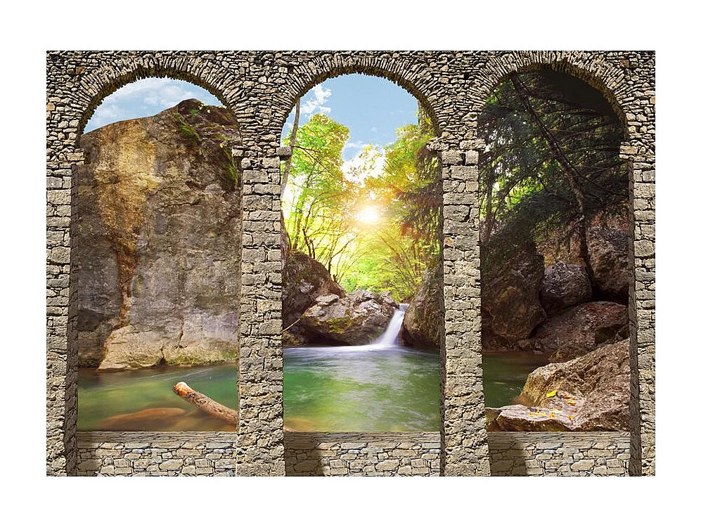 Papier Peint "Morning Relaxation" 70 x 100 cm