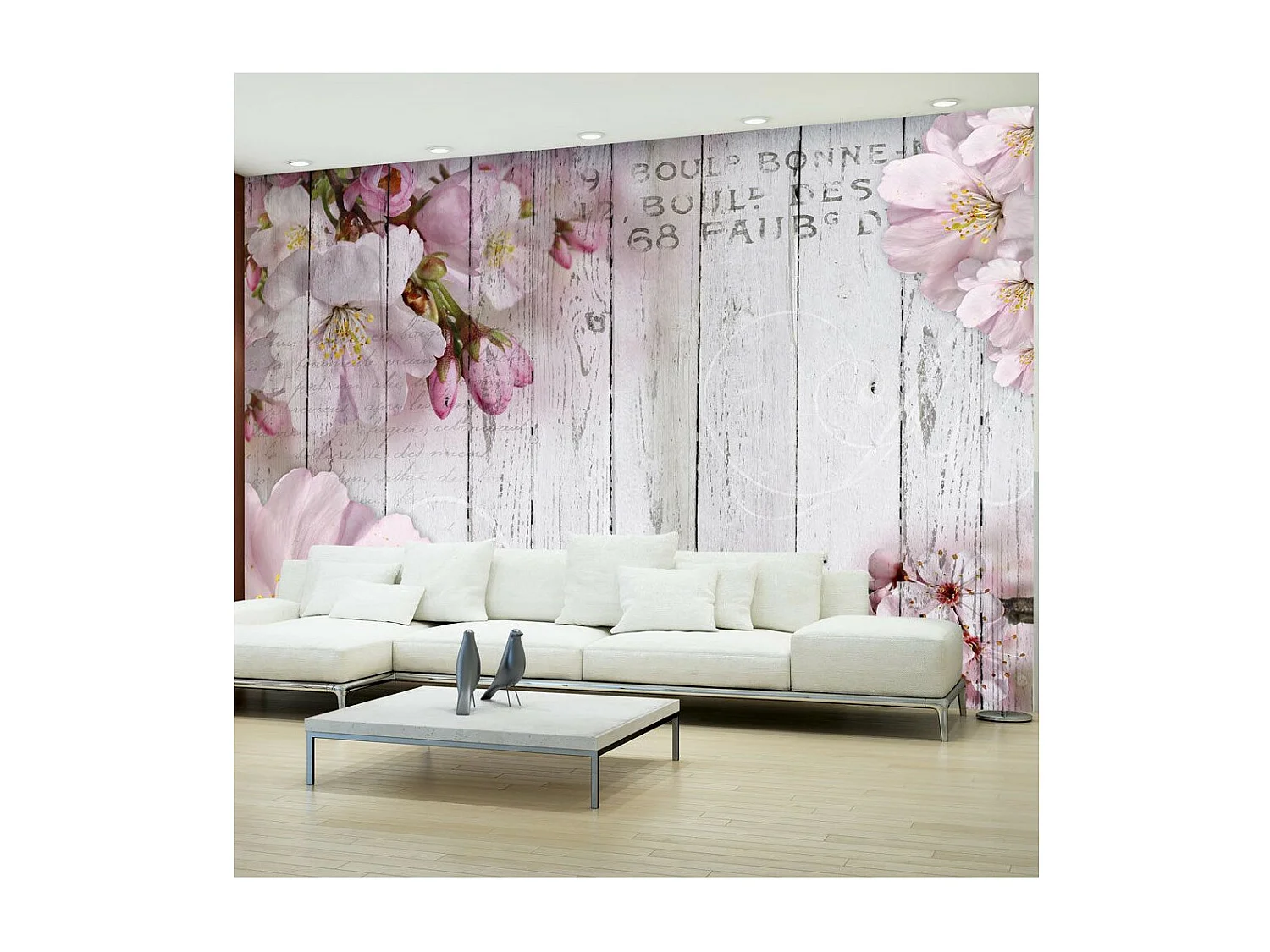 Papier Peint "Apple Blossoms" 140 x 200 cm