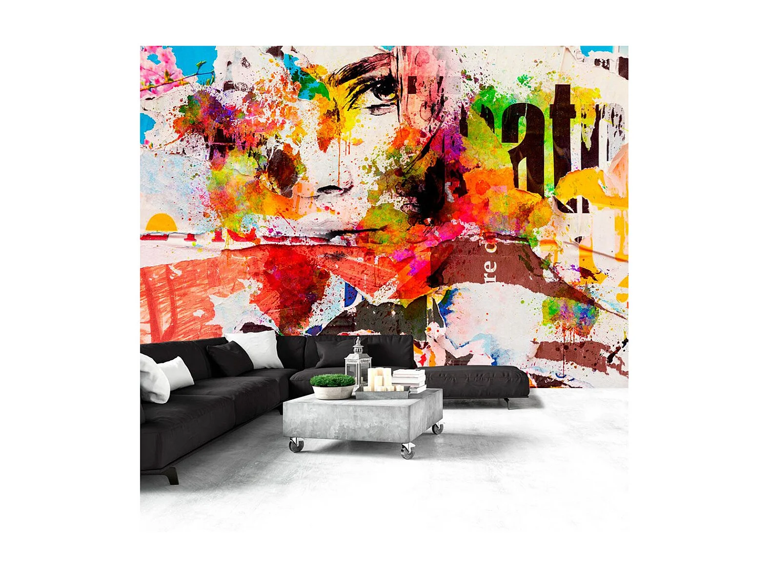 Papier Peint "City Collage" 245 x 350 cm