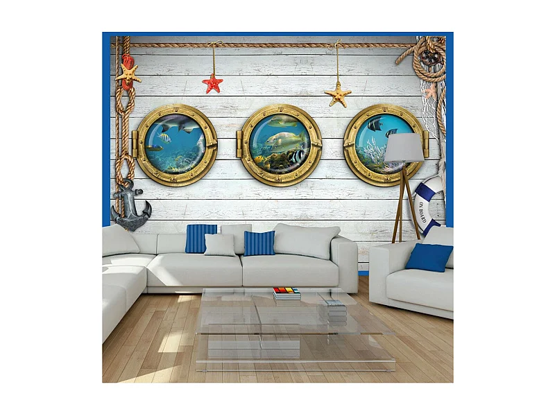 Papier Peint "Tree Portholes" 140 x 200 cm