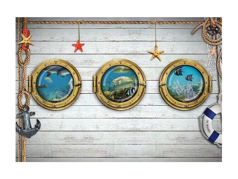 Papier Peint "Tree Portholes" 140 x 200 cm