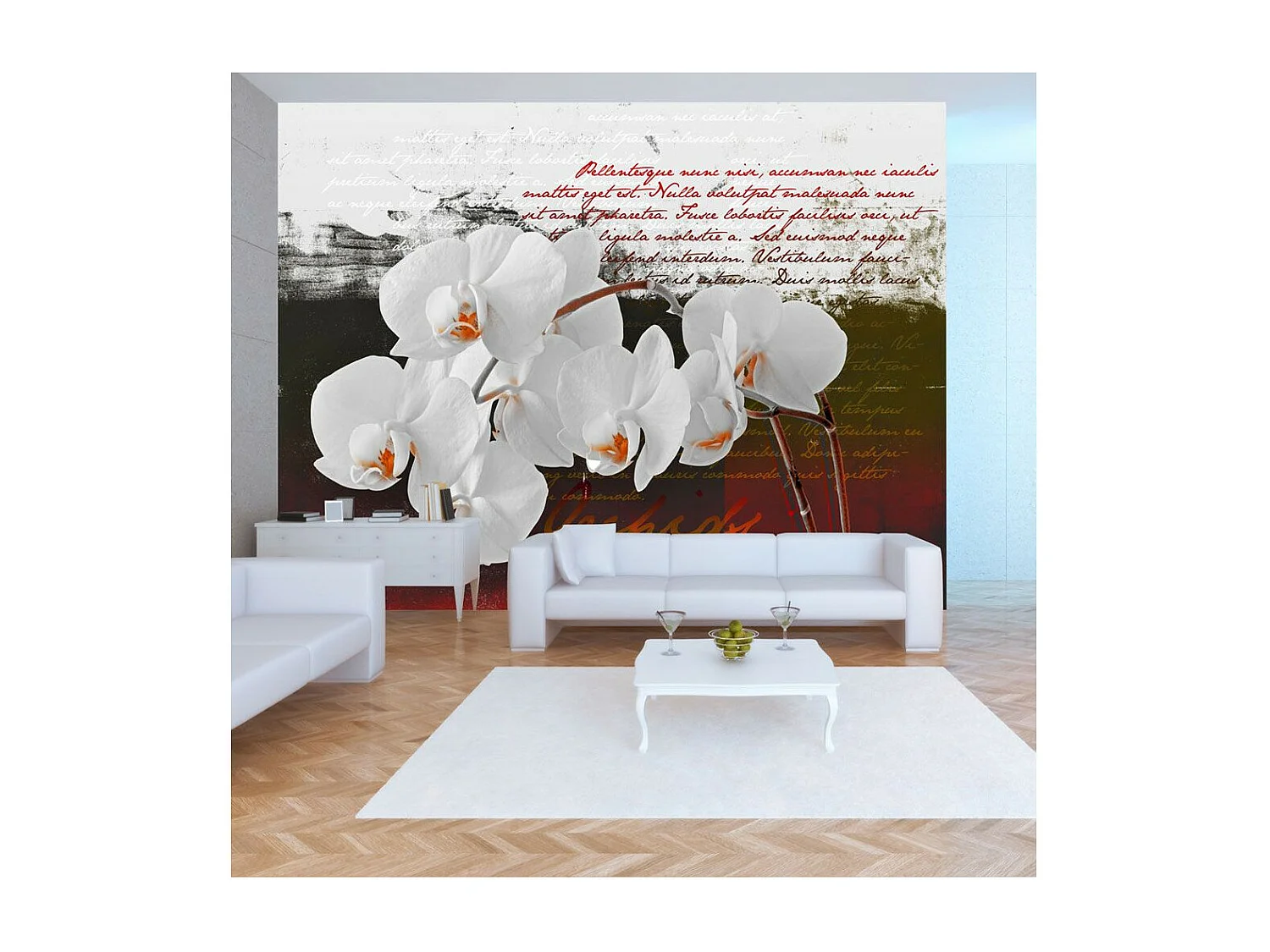 Papier Peint "Diary & Orchid" 175 x 250 cm