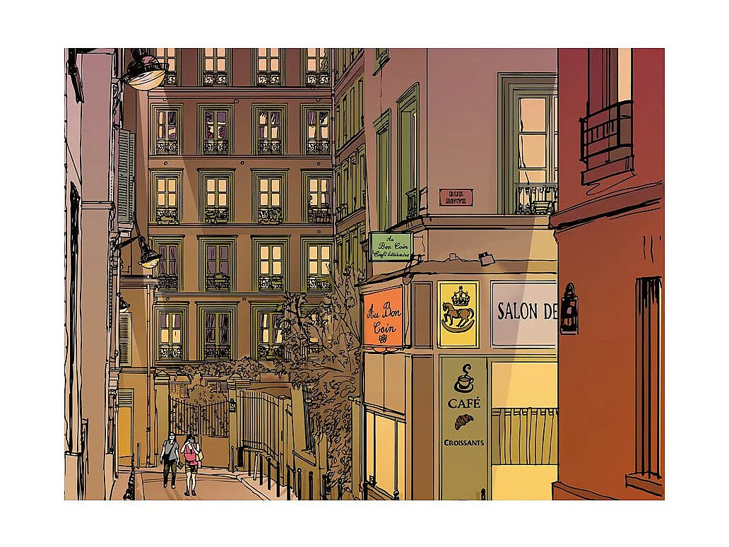 Papier Peint "Supper in Paris" 231 x 300 cm