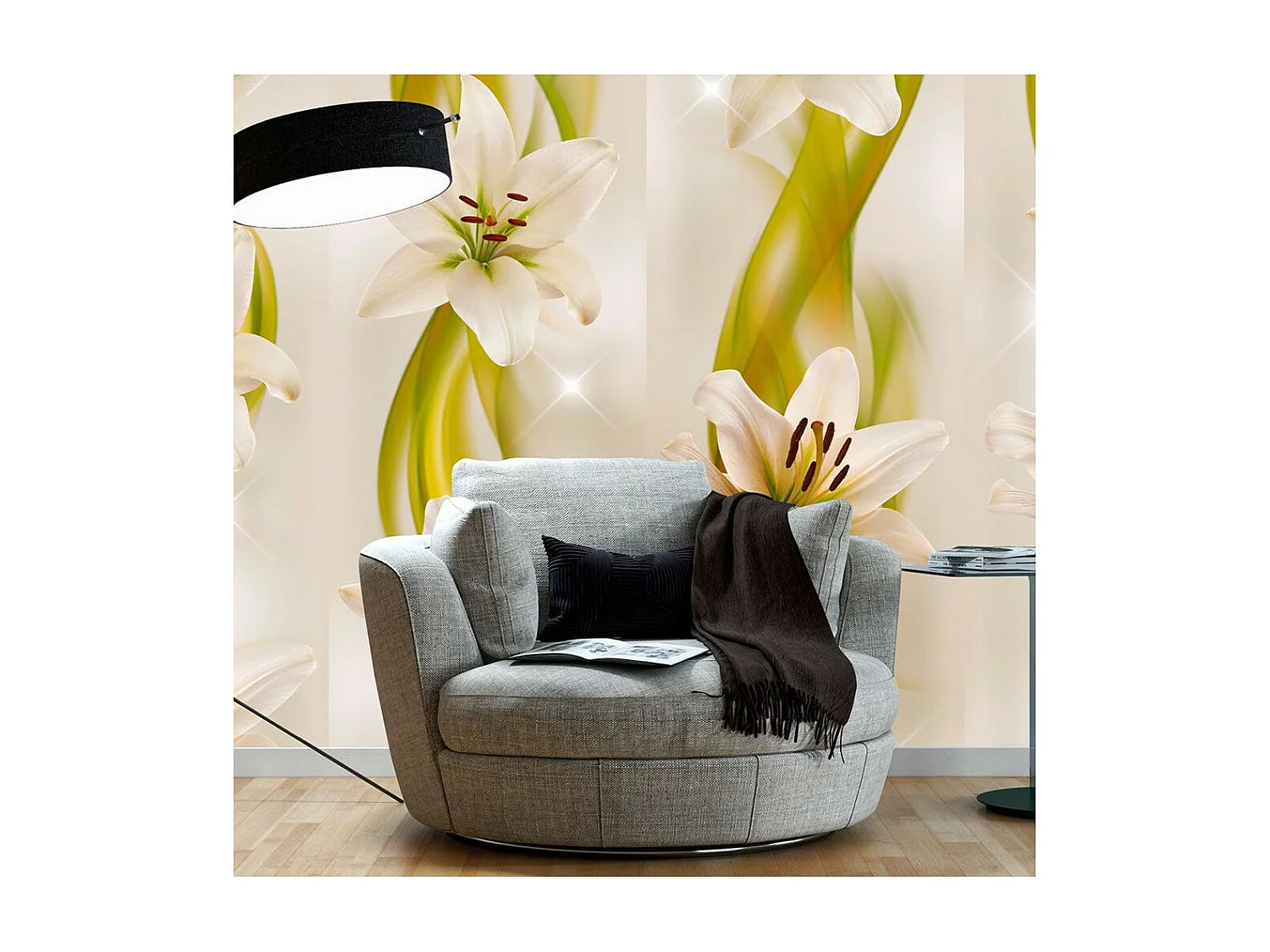 Papier Peint "Lilies Avant Garde" 50x1000cm