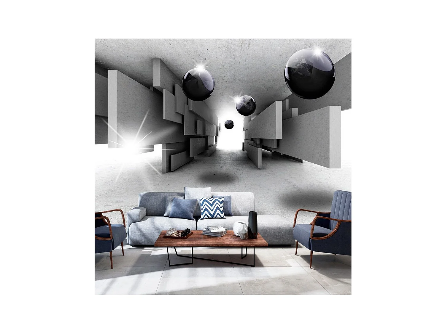 Papier Peint "Border Control" 70 x 100 cm