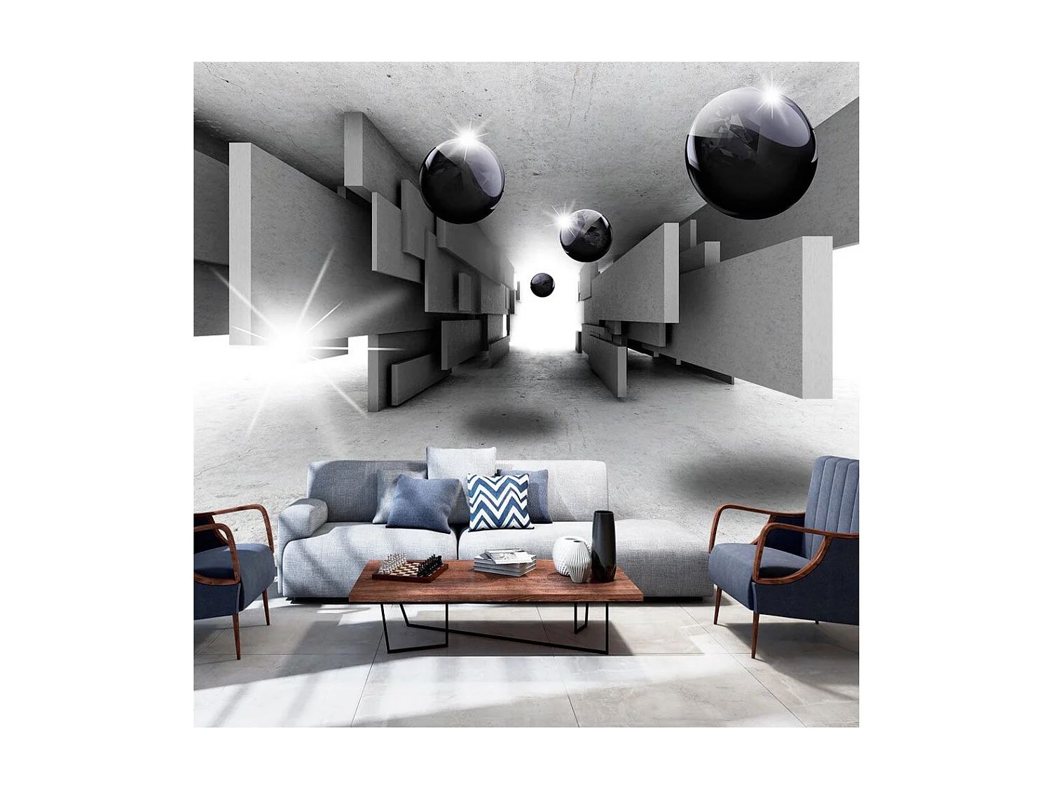 Papier Peint "Border Control" 70 x 100 cm