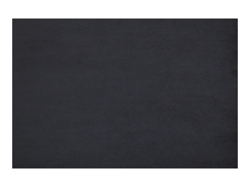 Canapé 3 places CHESTERFIELD - velours noir et boutons effet cristal