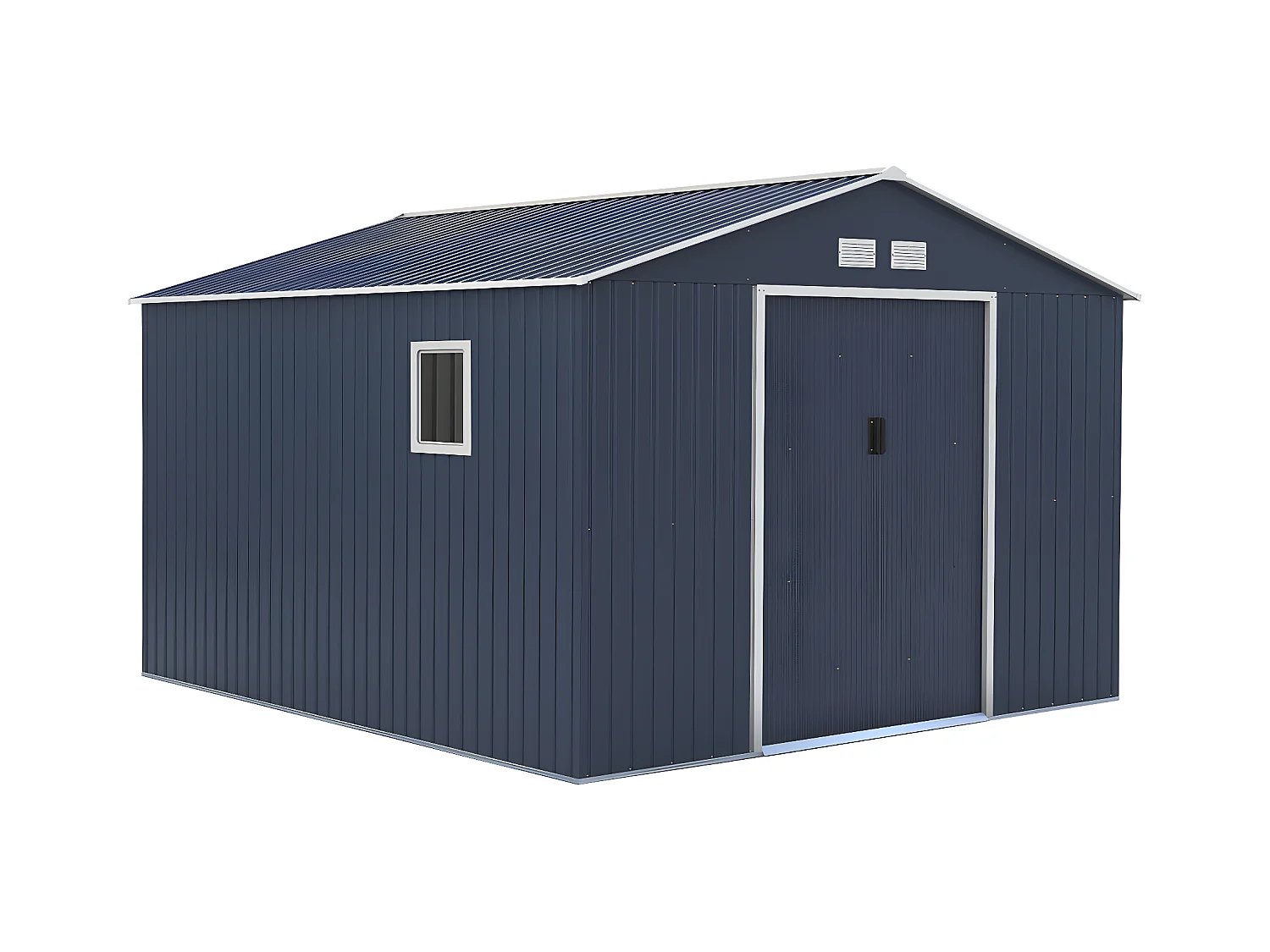 Gartenhaus - Stahl - 12,99m² - Grau - ARCHER