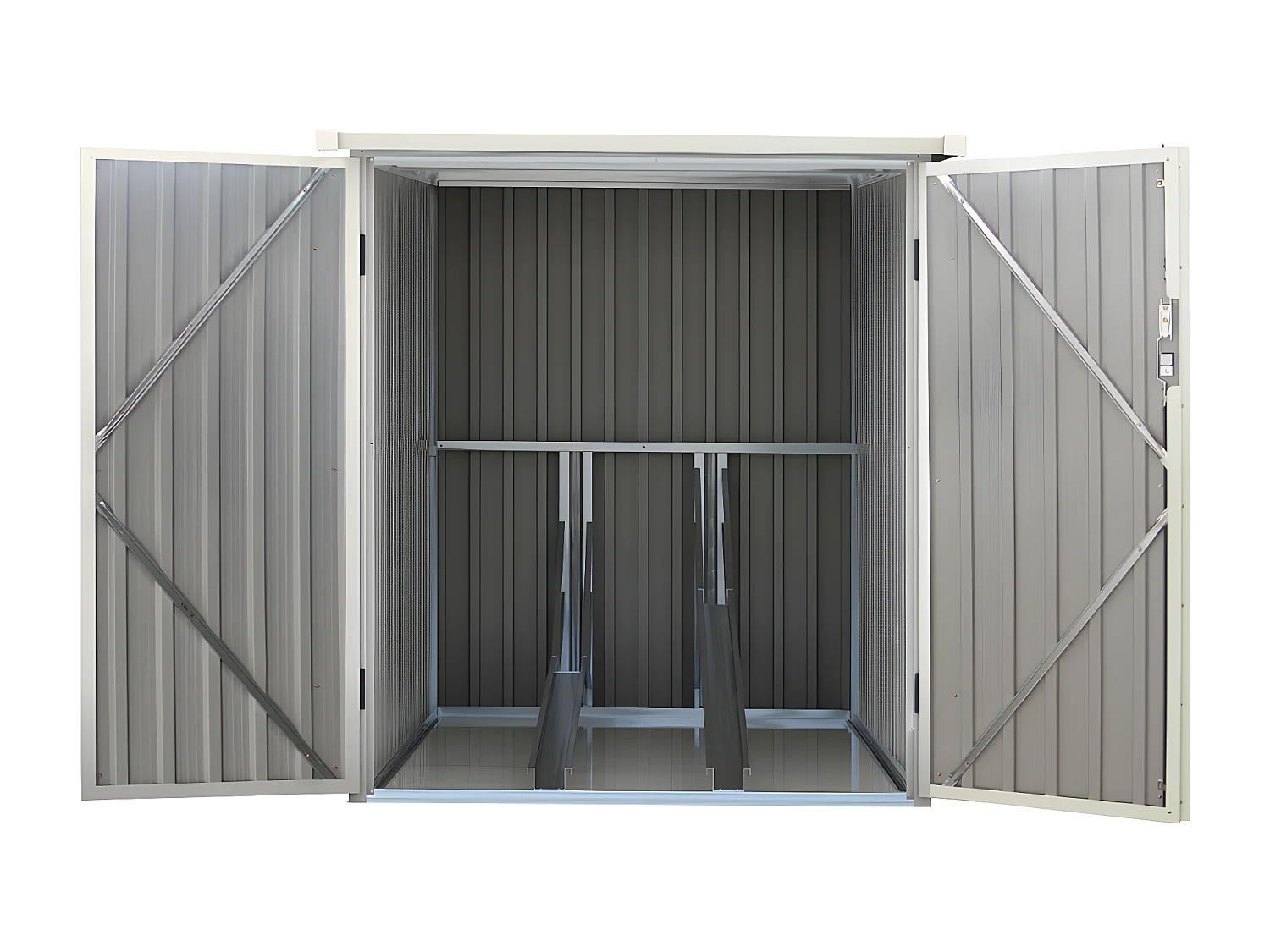 Fahrradunterstand Fahrradschuppen - Stahl - 2,81 m² - NIKI