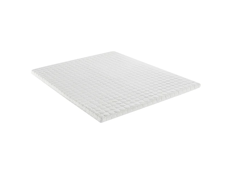 Conjunto de somier de láminas 140 x 190 cm + colchón de espuma desenfundable de 10 cm de grosor - NASUS de DREAMEA