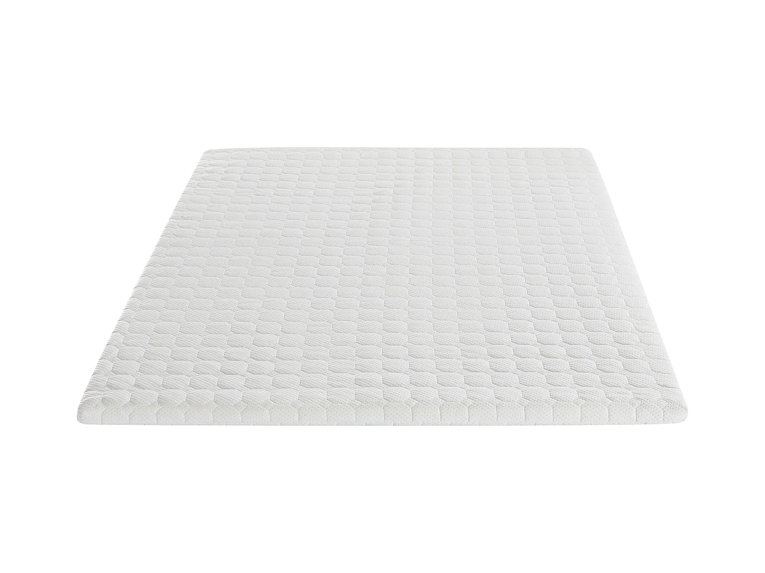 Conjunto de somier de láminas 140 x 190 cm + colchón de espuma desenfundable de 10 cm de grosor - NASUS de DREAMEA