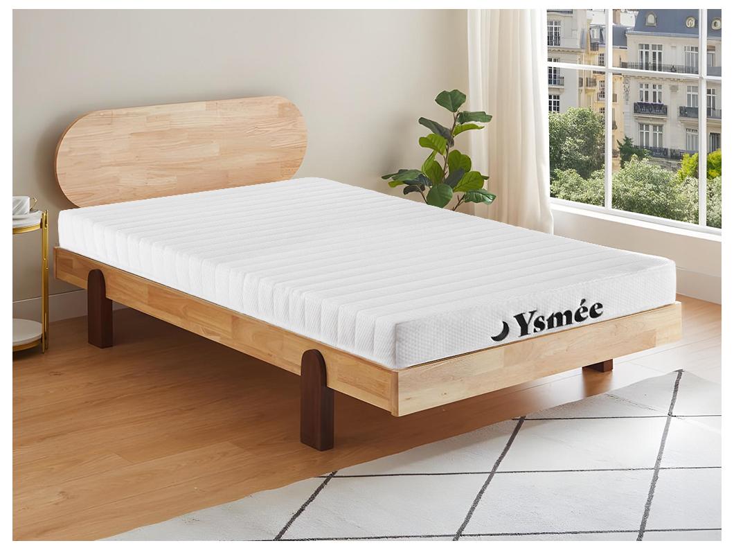 Schuimmatras 90 x 190 cm met 7 zones 25 kg/m3 dikte 12 cm - STELO KIDS van YSMÉE