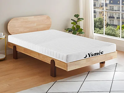 Matras van 90 x 200 cm, 7-zone schuim, dichtheid 25 kg/m³, 12 cm dik - STELO KIDS van YSMÉE