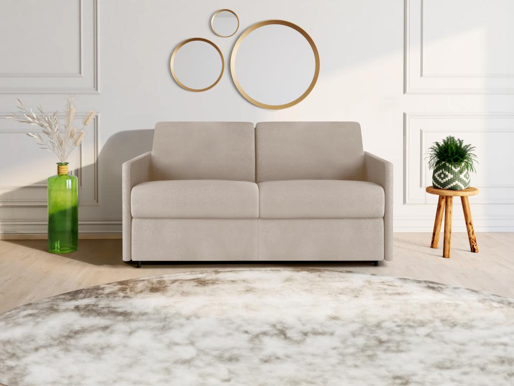 Schlafsofa 2-Sitzer - Liegefläche: 120 cm - Matratzenhöhe: 18 cm - Stoff - günstig online kaufen