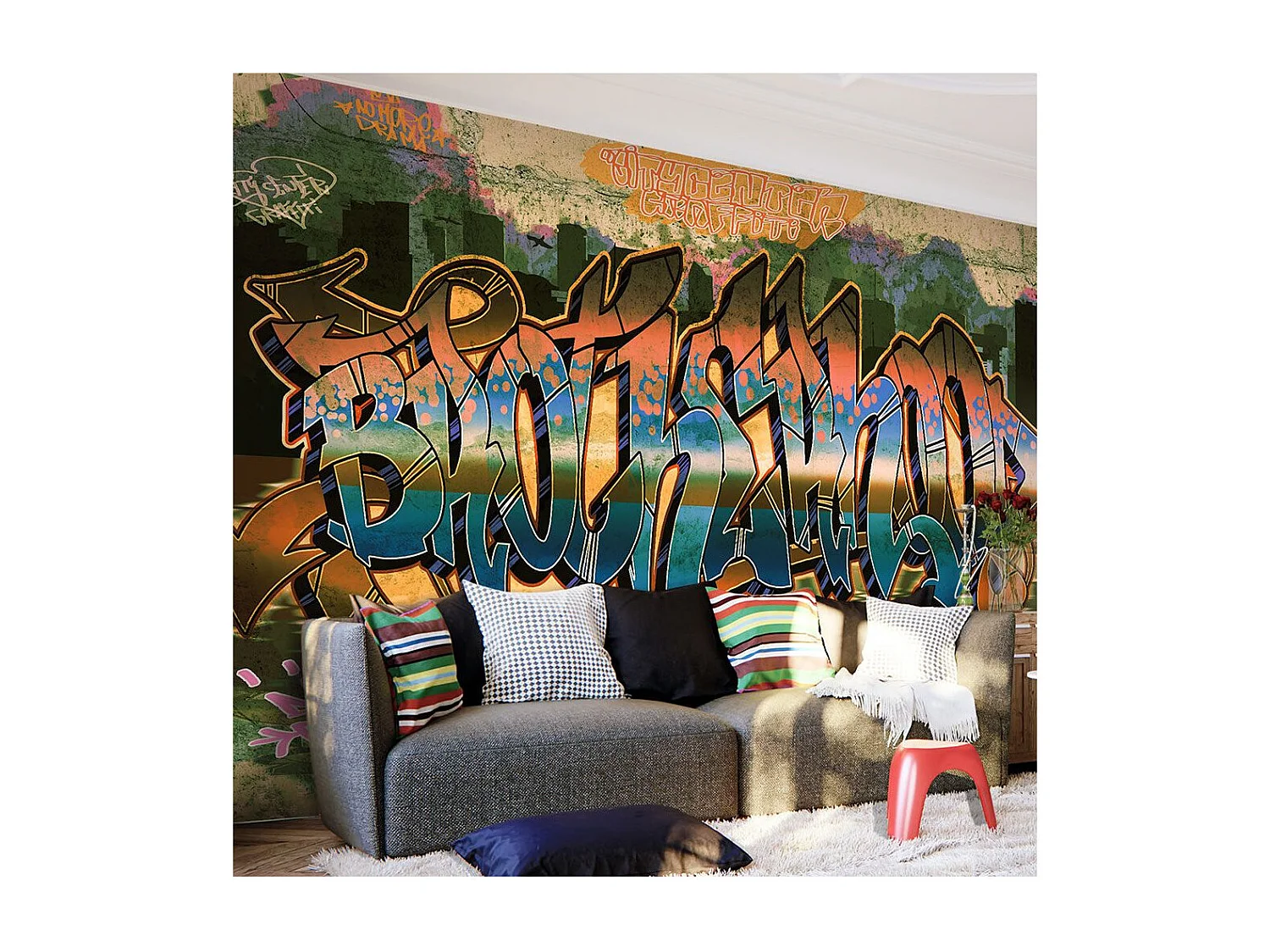 Papier Peint "Street Art" 175 x 250 cm