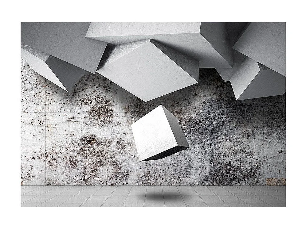 Papier Peint "Geometric Rain" 245 x 350 cm