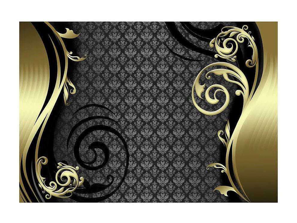 Papier Peint "Golden Curtain" 70 x 100 cm