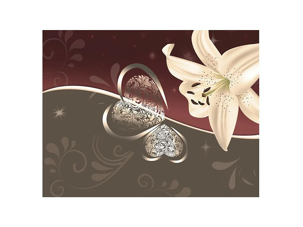 Papier Peint "Cream Lily" 154 x 200 cm