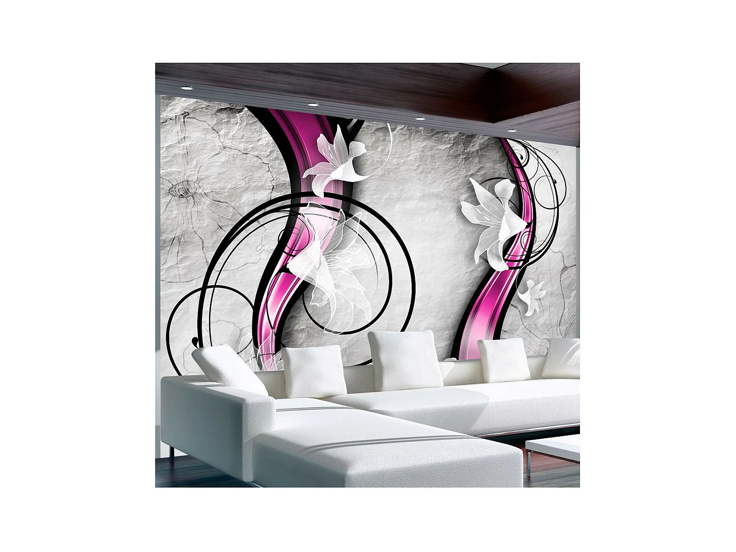 Papier Peint "Dance with Lilies" 70 x 100 cm