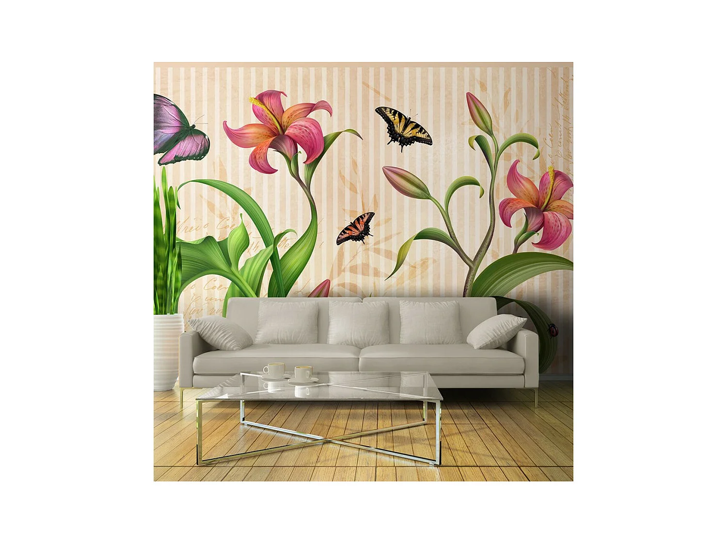 Papier Peint "Vintage Spring" 70 x 100 cm