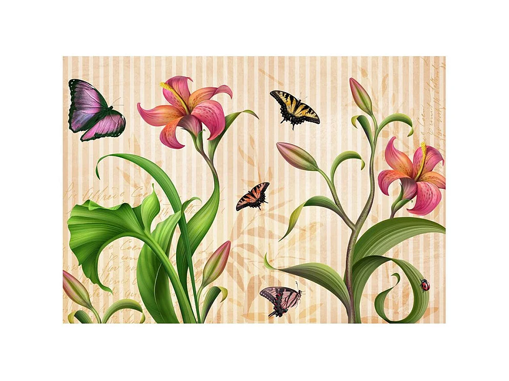 Papier Peint "Vintage Spring" 70 x 100 cm