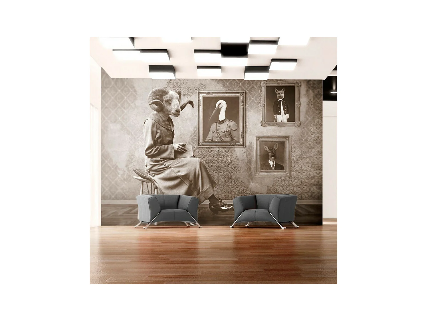 Papier Peint "Real Hipsters" 210 x 300 cm