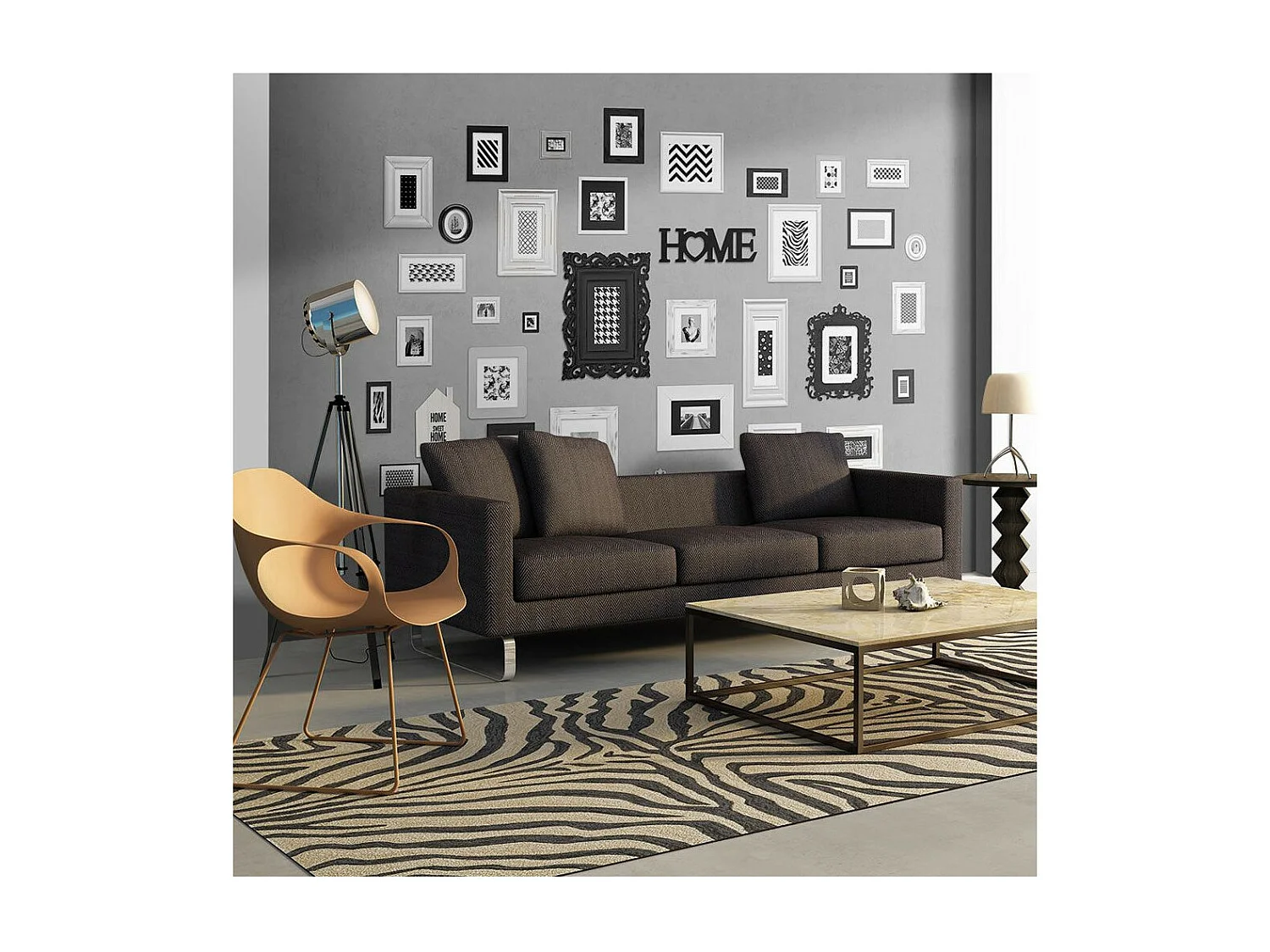 Papier Peint "Wall Full of Frames" 175 x 250 cm