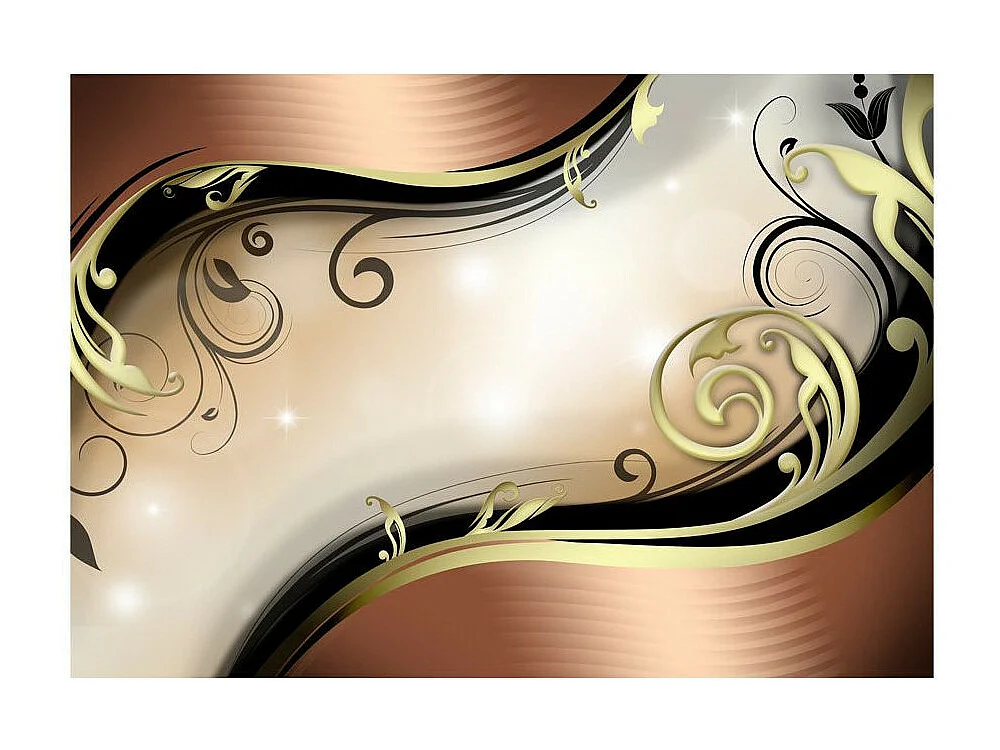 Papier Peint "Golden Glow" 105 x 150 cm