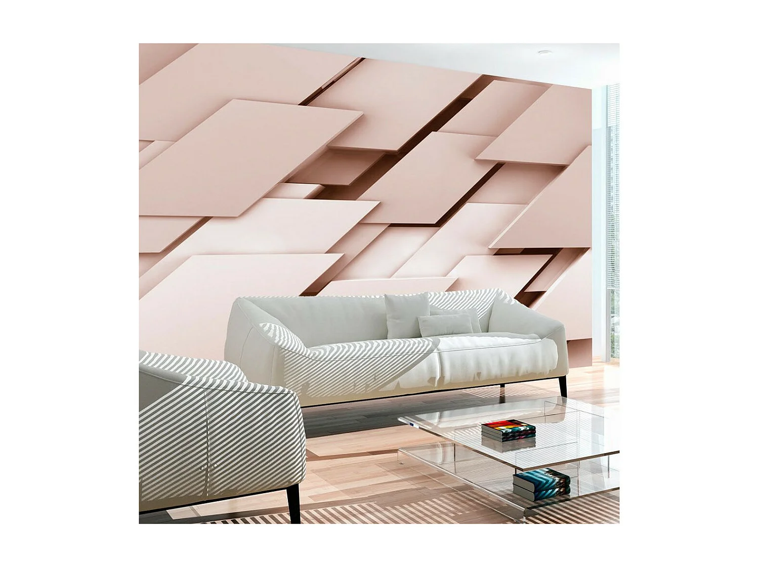 Papier Peint "Think Pink" 245 x 350 cm