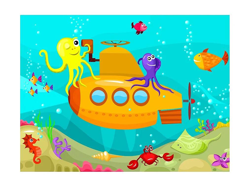 Papier Peint "Sous Marin" 231 x 300 cm