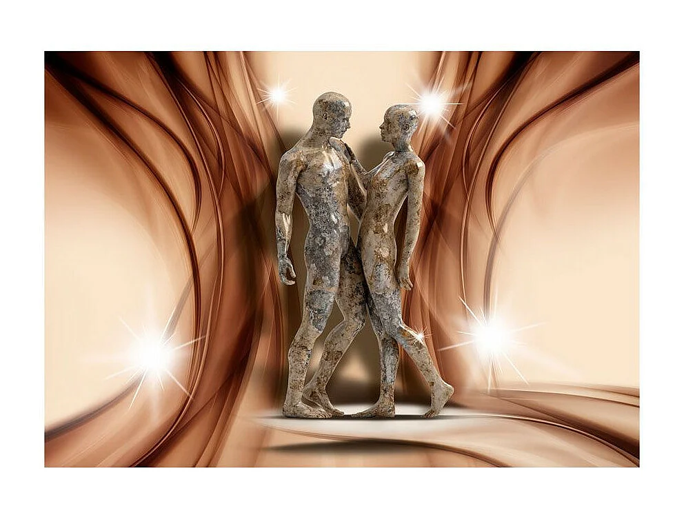 Papier Peint "Stone Couple" 175 x 250 cm