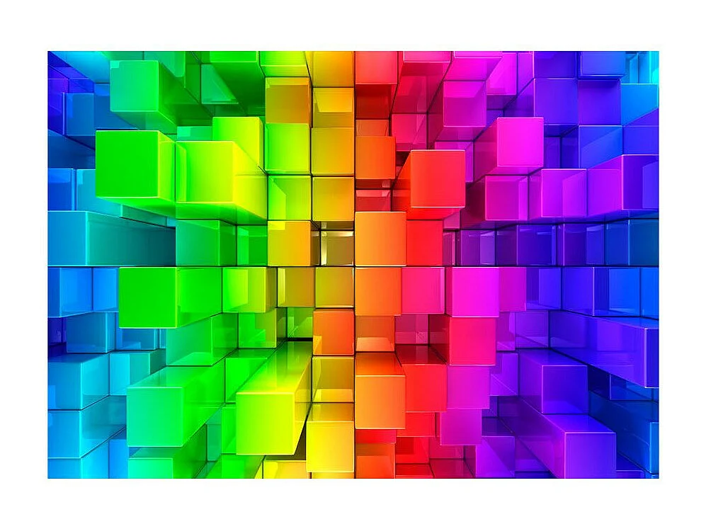 Papier Peint "Colour Jigsaw" 245 x 350 cm