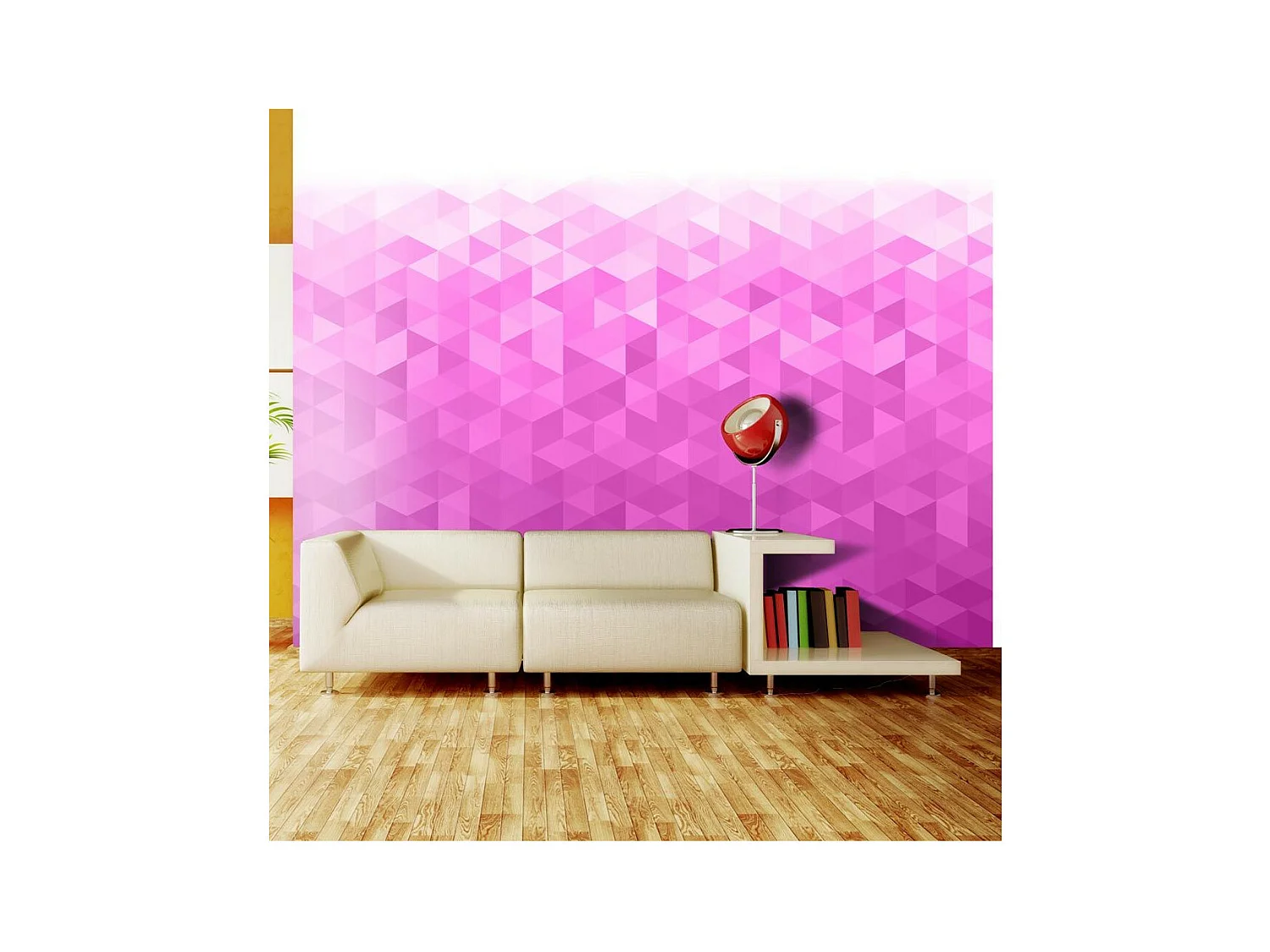 Papier Peint "PInk Pixel" 70 x 100 cm