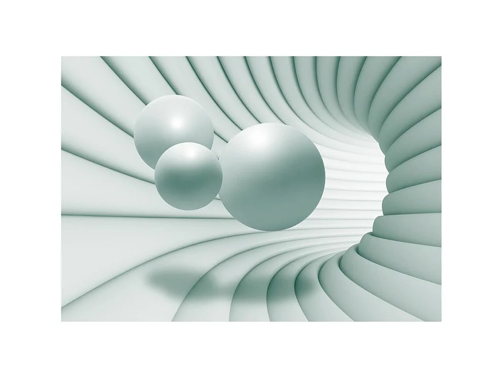 Papier Peint "In the Green Tunnel" 210 x 300 cm