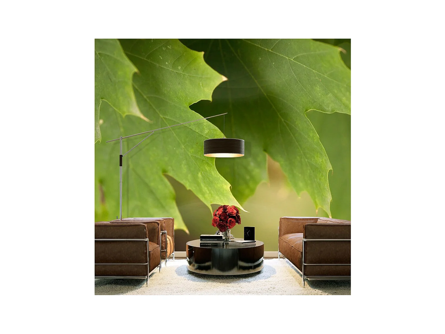 Papier Peint "Feuilles" 270 x 350 cm