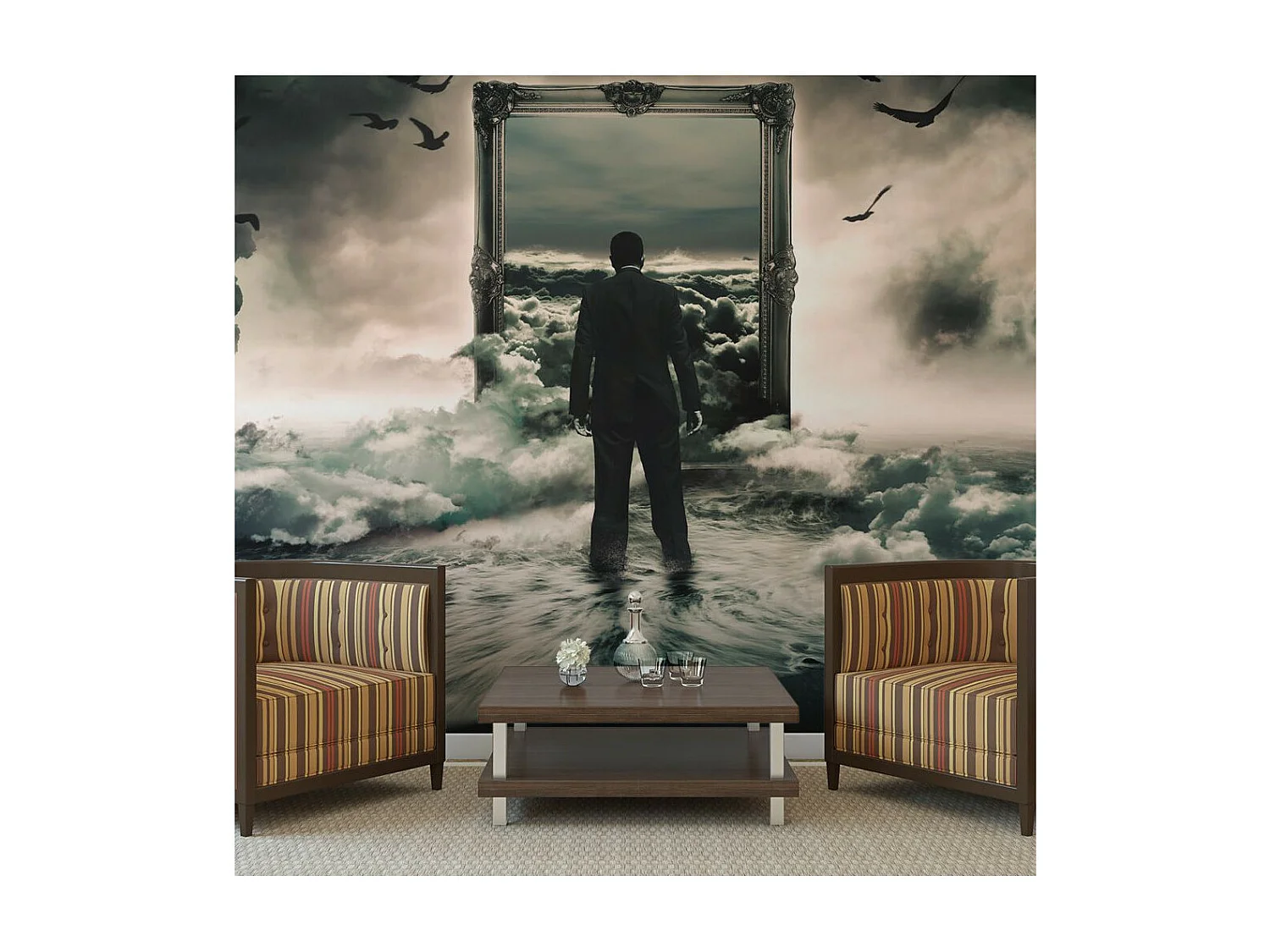 Papier Peint "A Walk in the Clouds" 193 x 250 cm